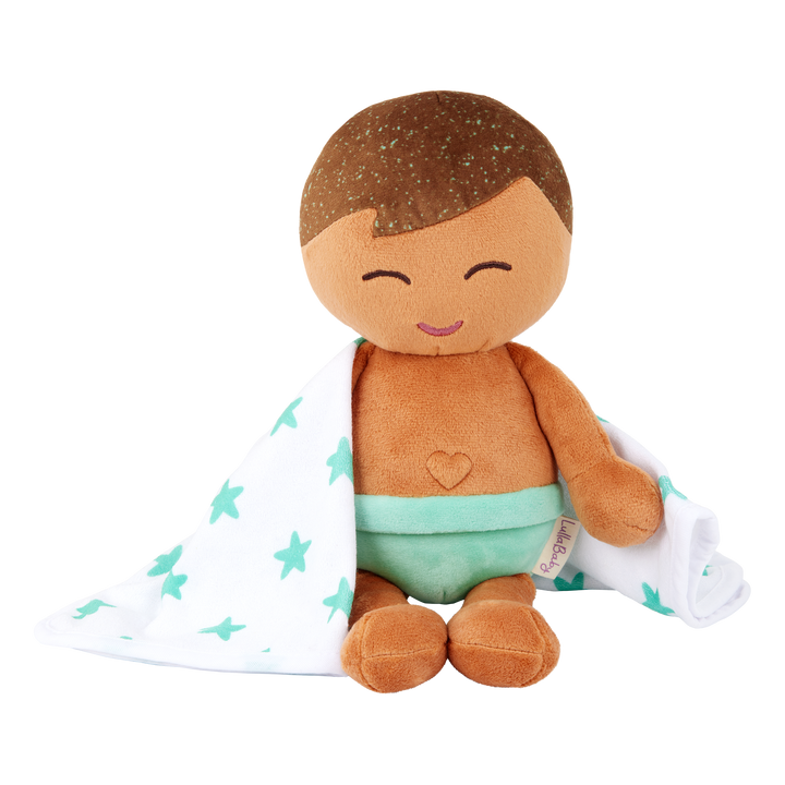 Boy Bath Doll - Bathable Doll with Brown Hair - Bath Toys for Kids - LullaBaby