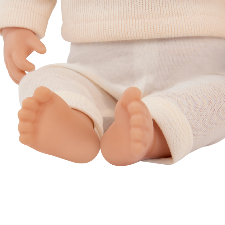 Baby Boy Doll with Hair - Boy Doll with Blonde Hair & Blue Eyes - Gifts & Toys for Kids Ages 2 Years + - LullaBaby Dolls UK