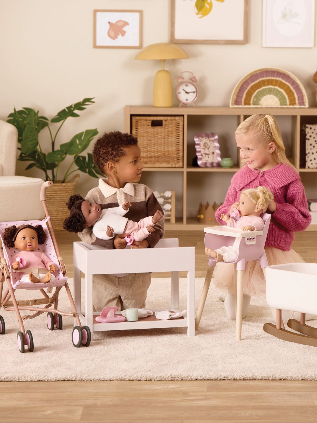New Arrivals - New LullaBaby Dolls & Accessories - Baby Doll Pram, Changing Table, Highchair & Bassinet - LullaBaby UK