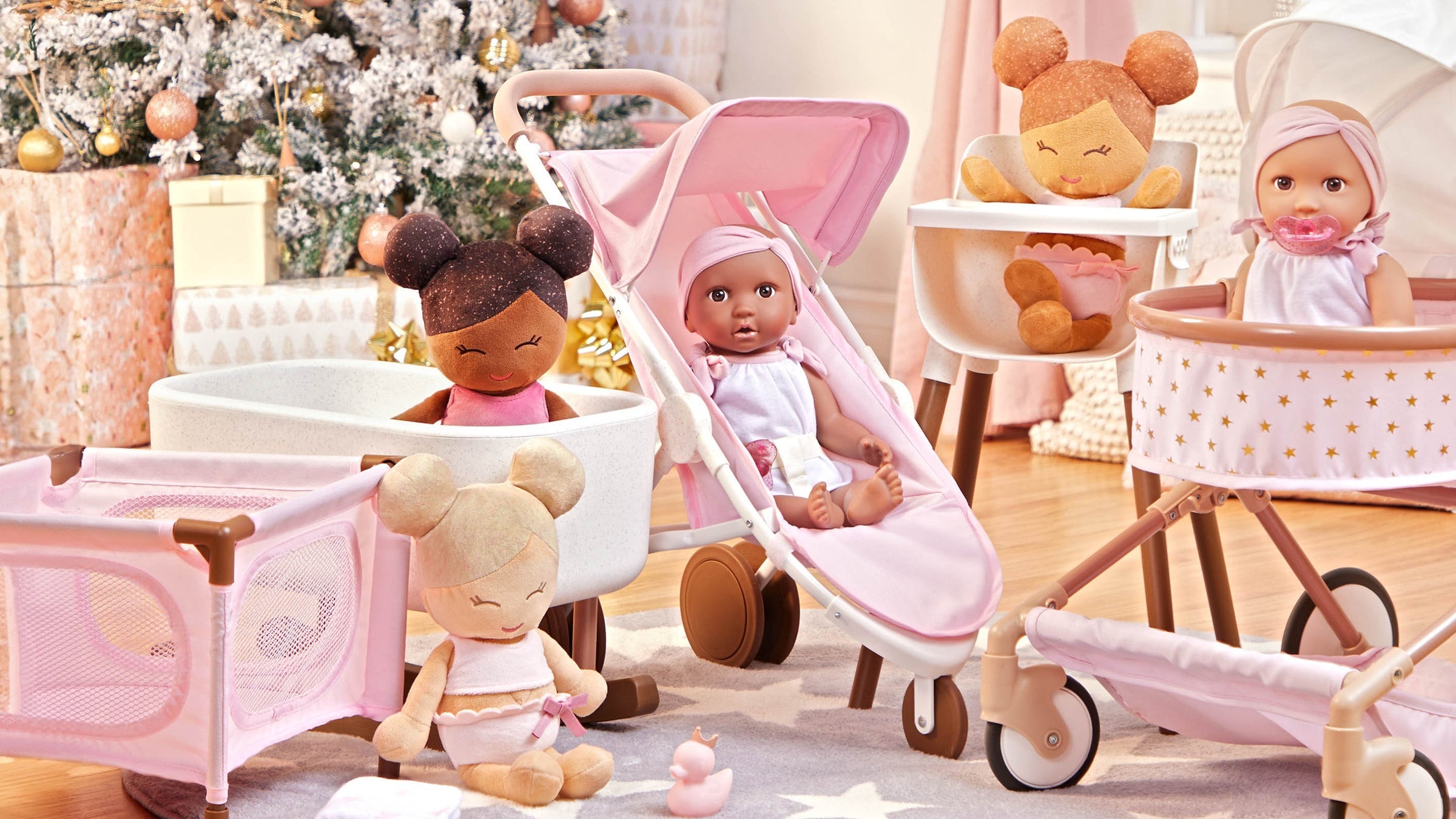 Christmas Gifts - Toys for Toddlers - LullaBaby Nursery Set & Bath Dolls - LullaBaby UK