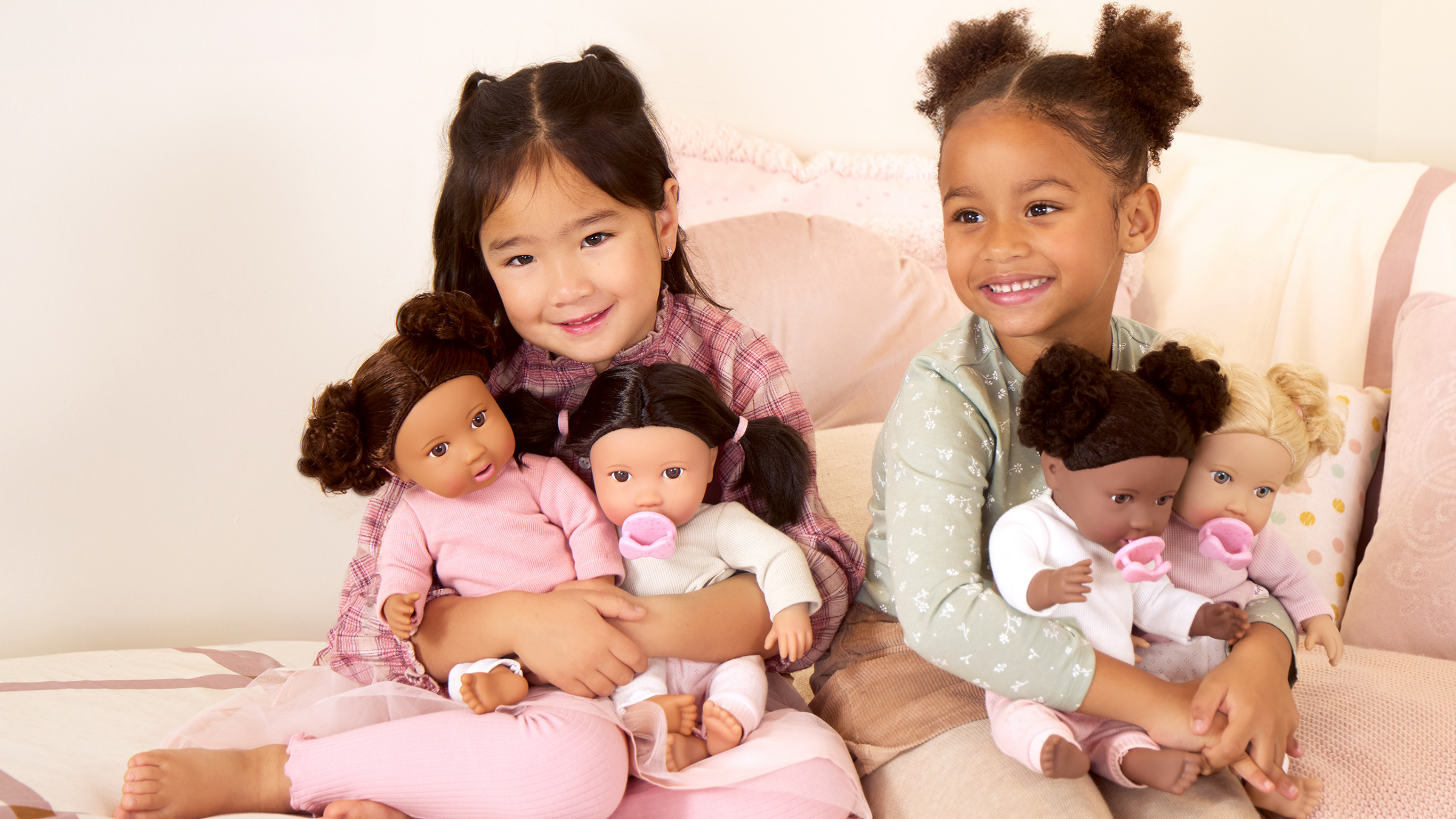 Baby Dolls with Hair - LullaBaby Dolls for Toddlers - Ages 2 Years + - LullaBaby UK