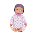 Baby Doll in Purple Polka Dot Pyjama - 36cm Baby Doll with Blue Eyes - Toys for Kids Ages 2 Years + - LullaBaby UK
