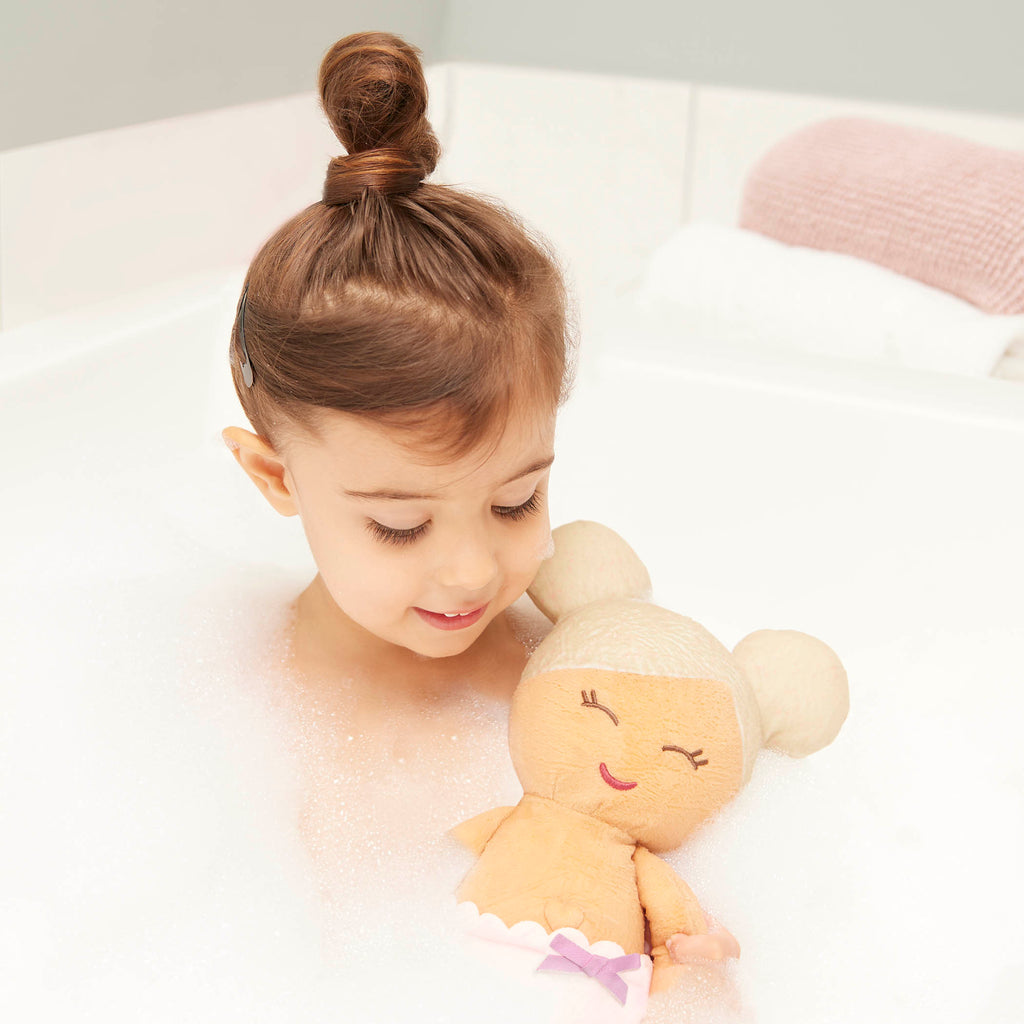 Plush Bath Doll & Accessories - Bath Toys for Kids - LullaBaby Dolls UK