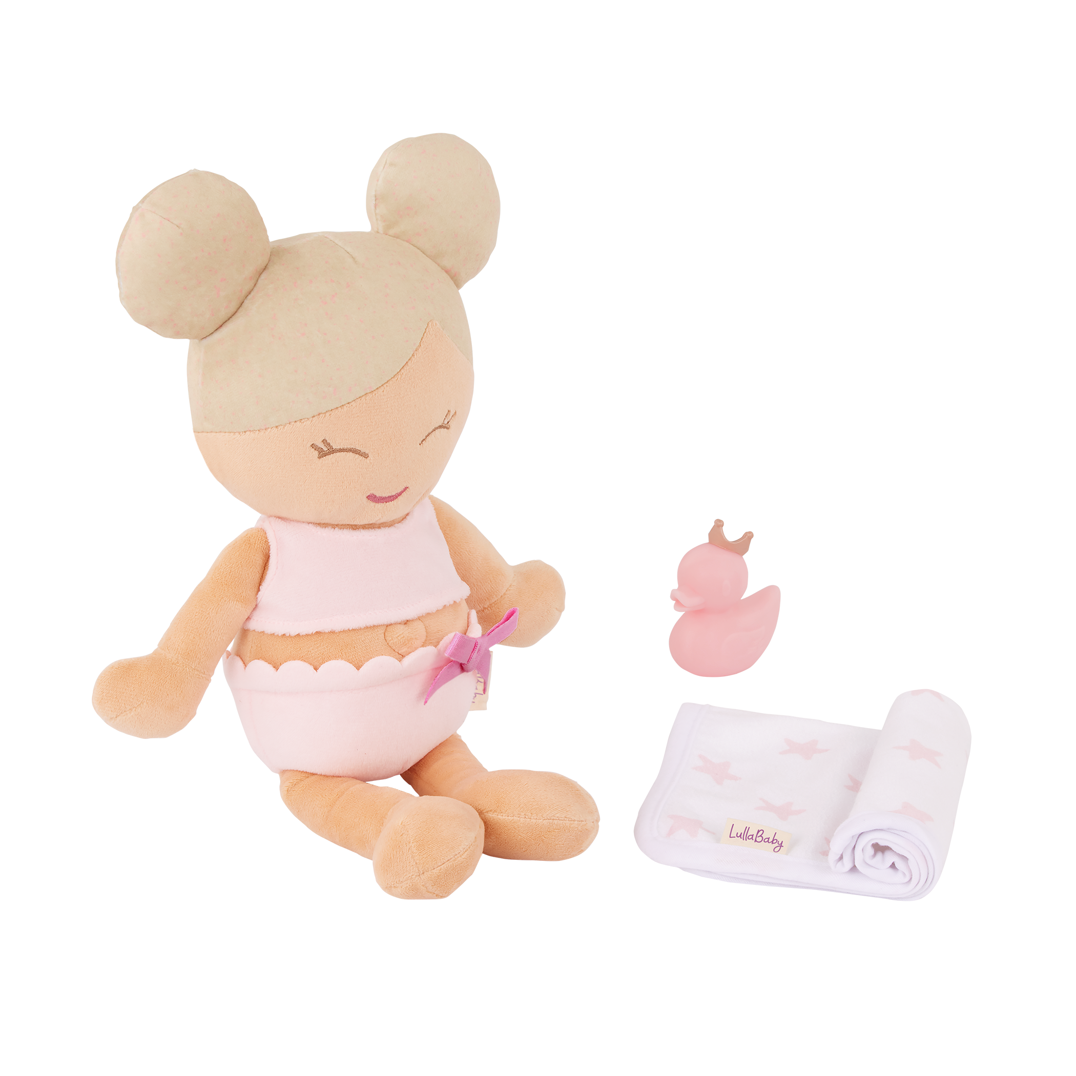 Plush Bath Doll & Accessories - Bath Toys for Kids - LullaBaby Dolls UK