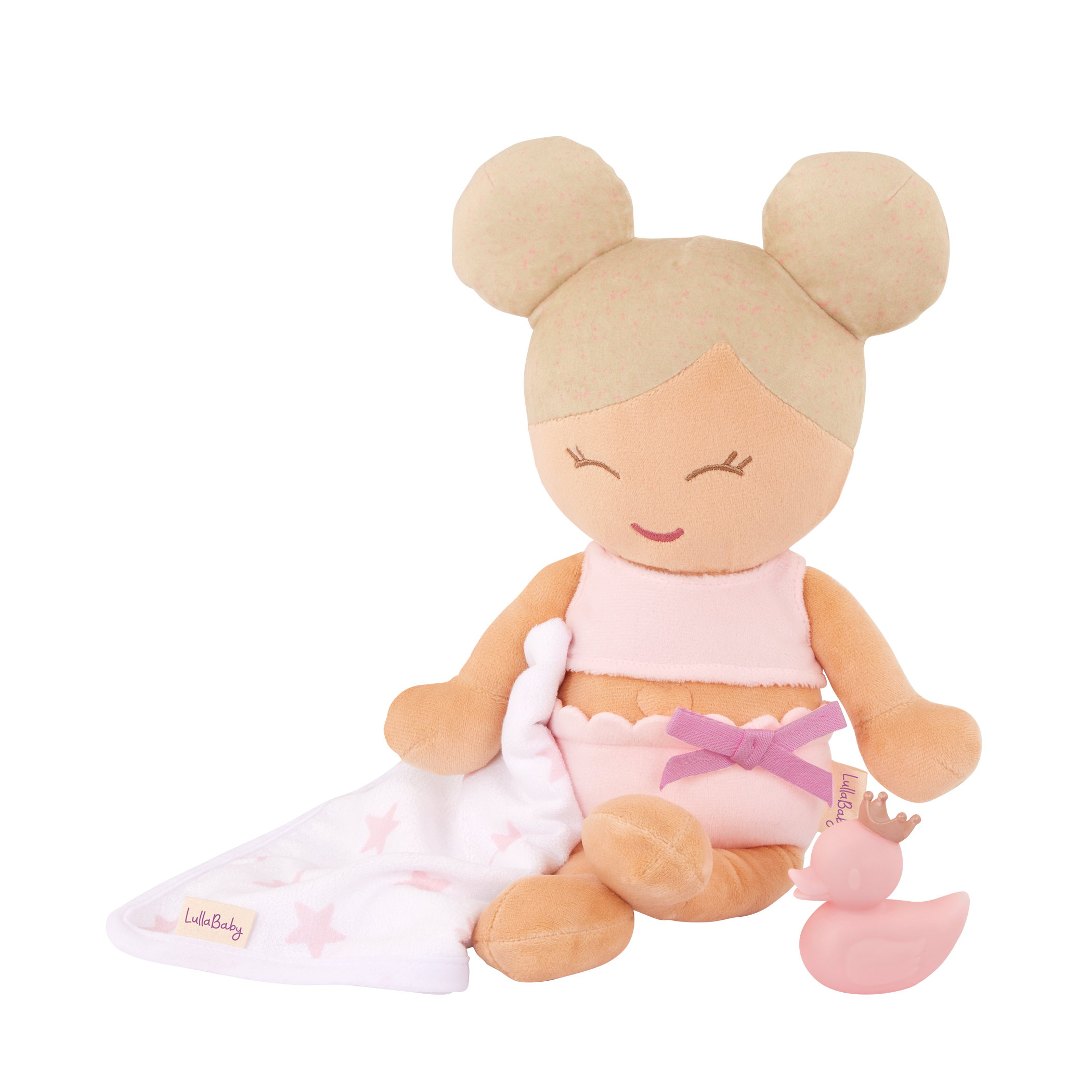 Plush Bath Doll & Accessories - Bath Toys for Kids - LullaBaby Dolls UK