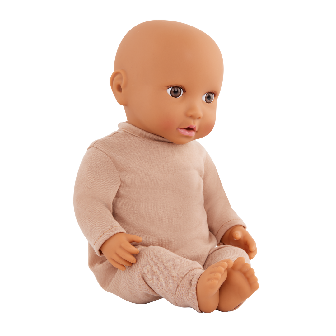 Brown babydoll sales