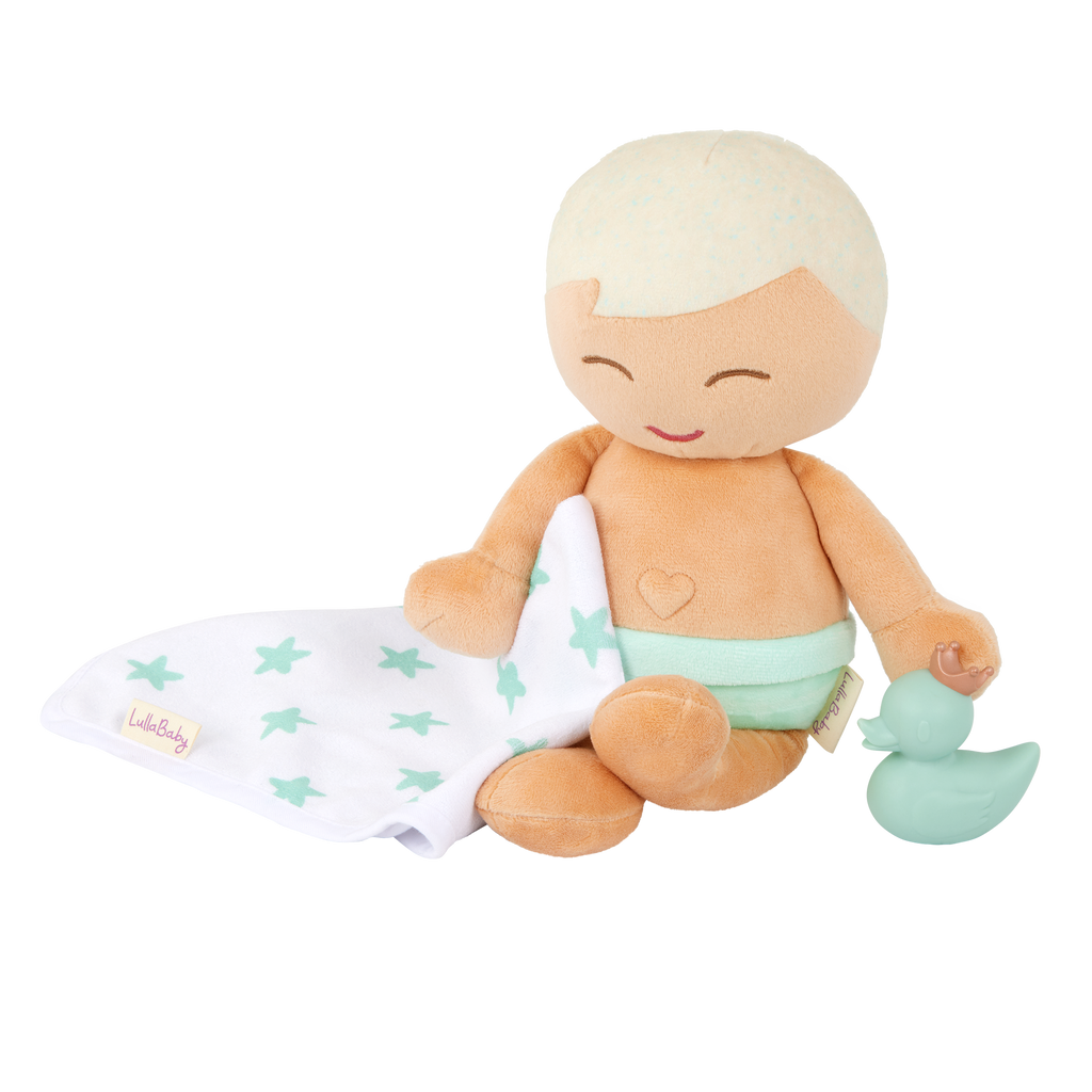 Boy Plush Bath Doll & Accessories - Bath Toys for Kids - LullaBaby UK