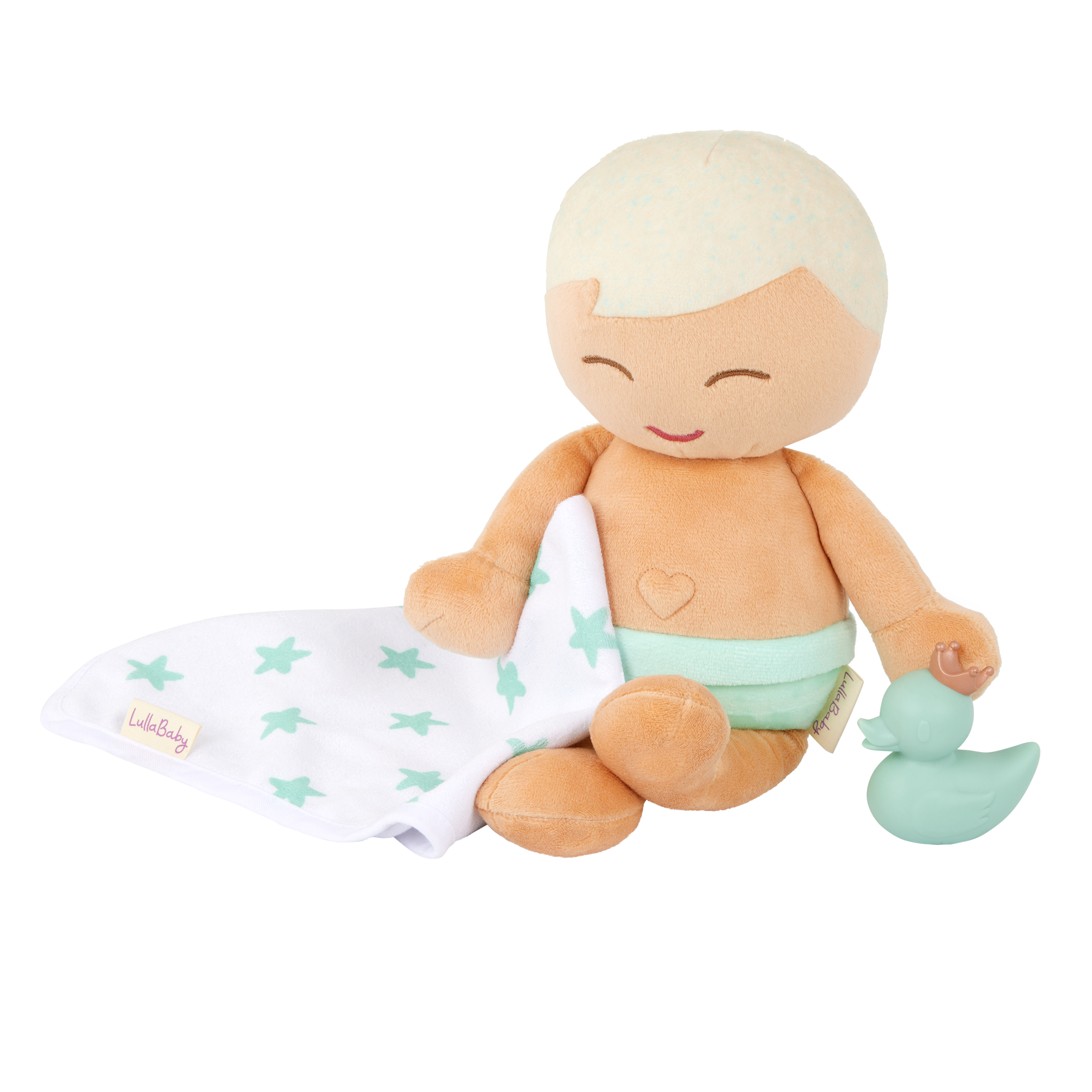 Boy Plush Bath Doll & Accessories - Bath Toys for Kids - LullaBaby UK