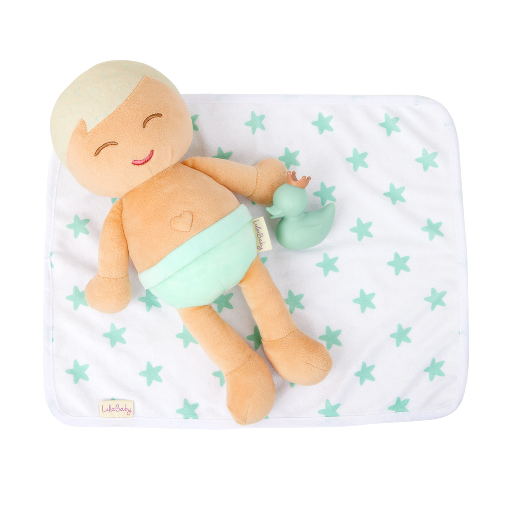 Boy Plush Bath Doll & Accessories - Bath Toys for Kids - LullaBaby UK