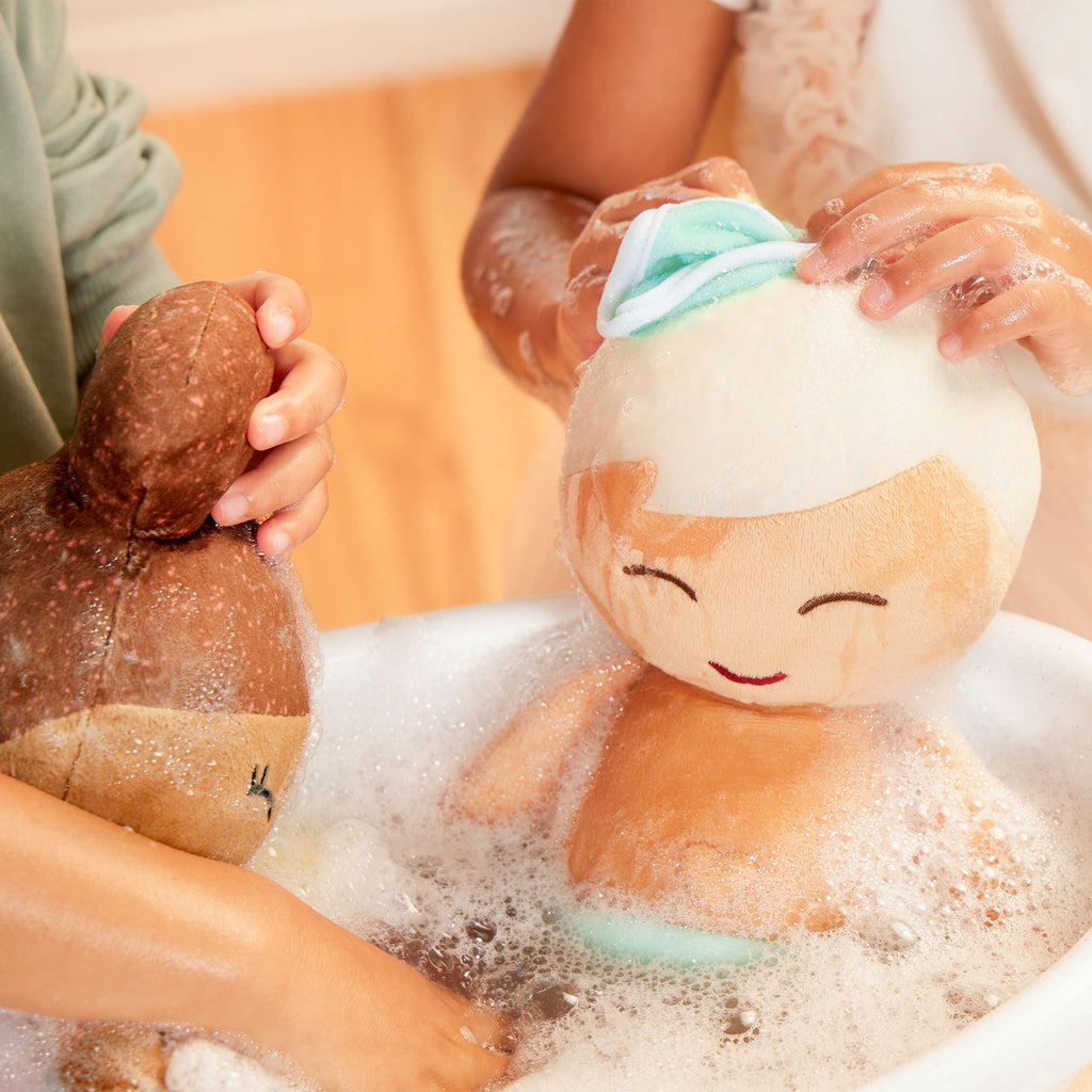 Baby Doll Bathtub Set - Bath Toys for Kids - Accessory for Baby Dolls - LullaBaby