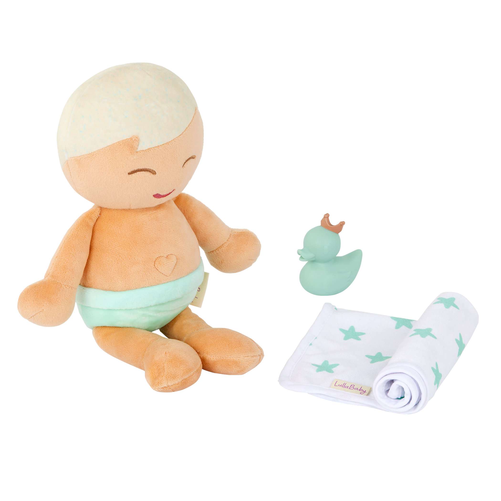 Boy Plush Bath Doll & Accessories - Bath Toys for Kids - LullaBaby UK