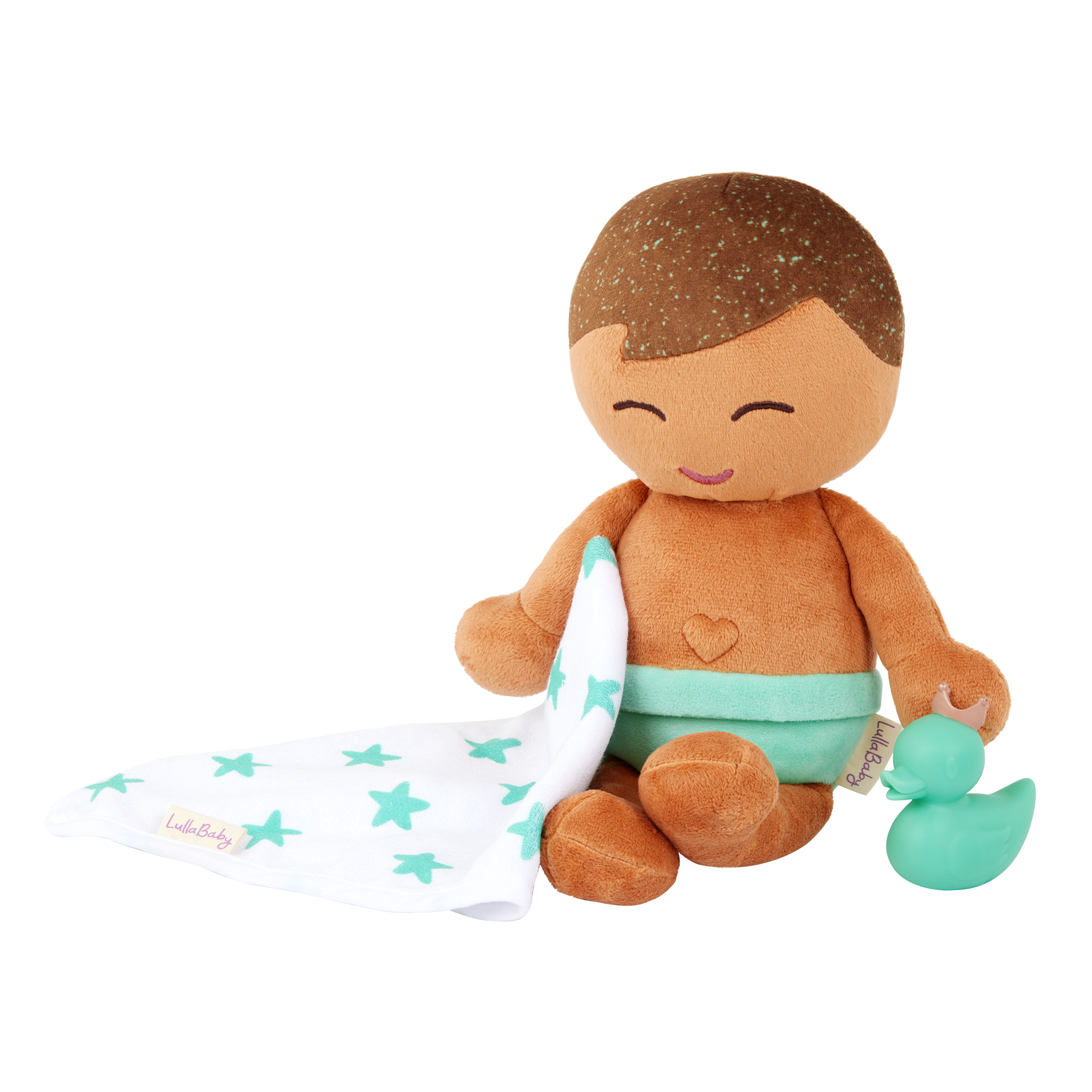 Boy Plush Bath Doll & Accessories - Bath Toys for Kids - LullaBaby