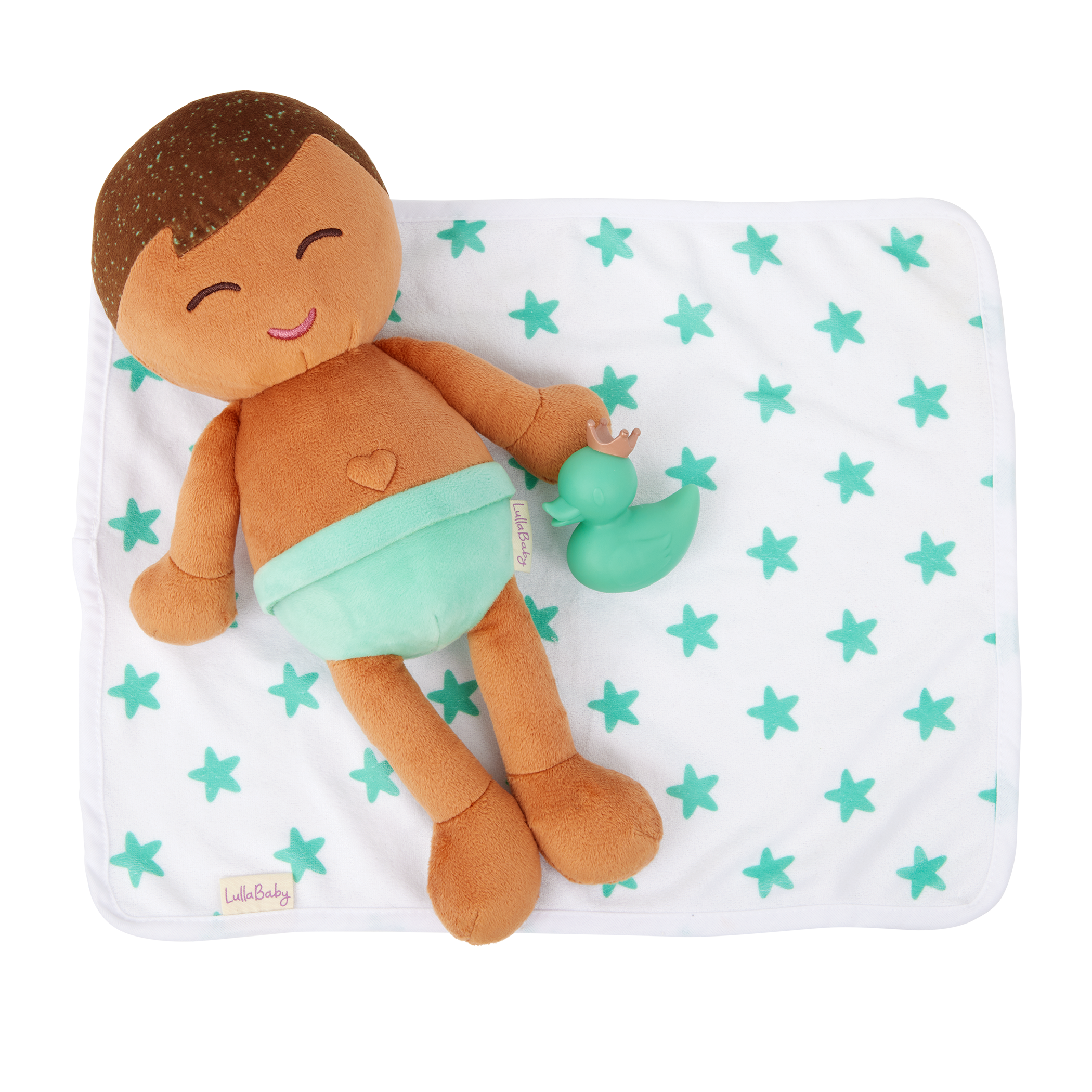 Boy Plush Bath Doll & Accessories - Bath Toys for Kids - LullaBaby