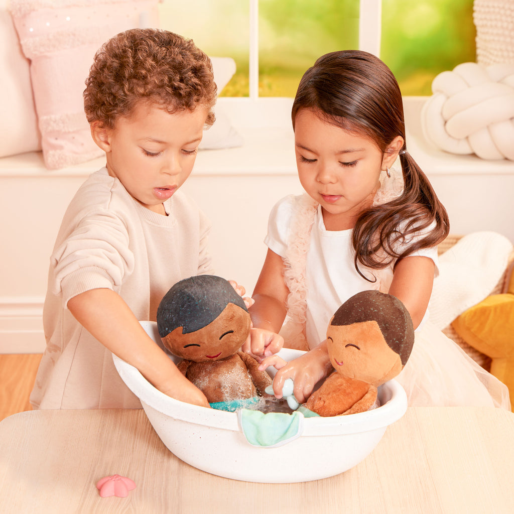 Baby Doll Bathtub Set - Bath Toys for Kids - Accessory for Baby Dolls - LullaBaby