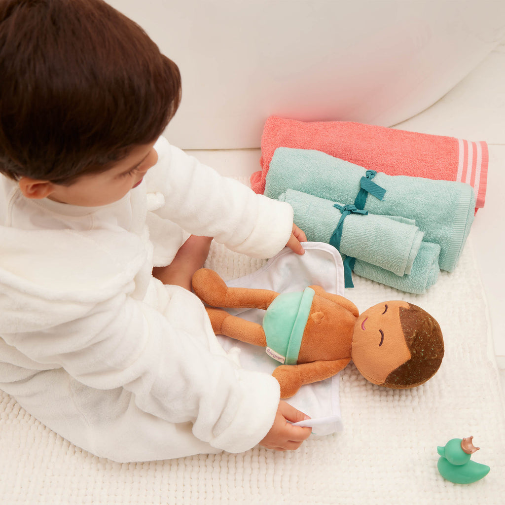Boy Plush Bath Doll & Accessories - Bath Toys for Kids - LullaBaby
