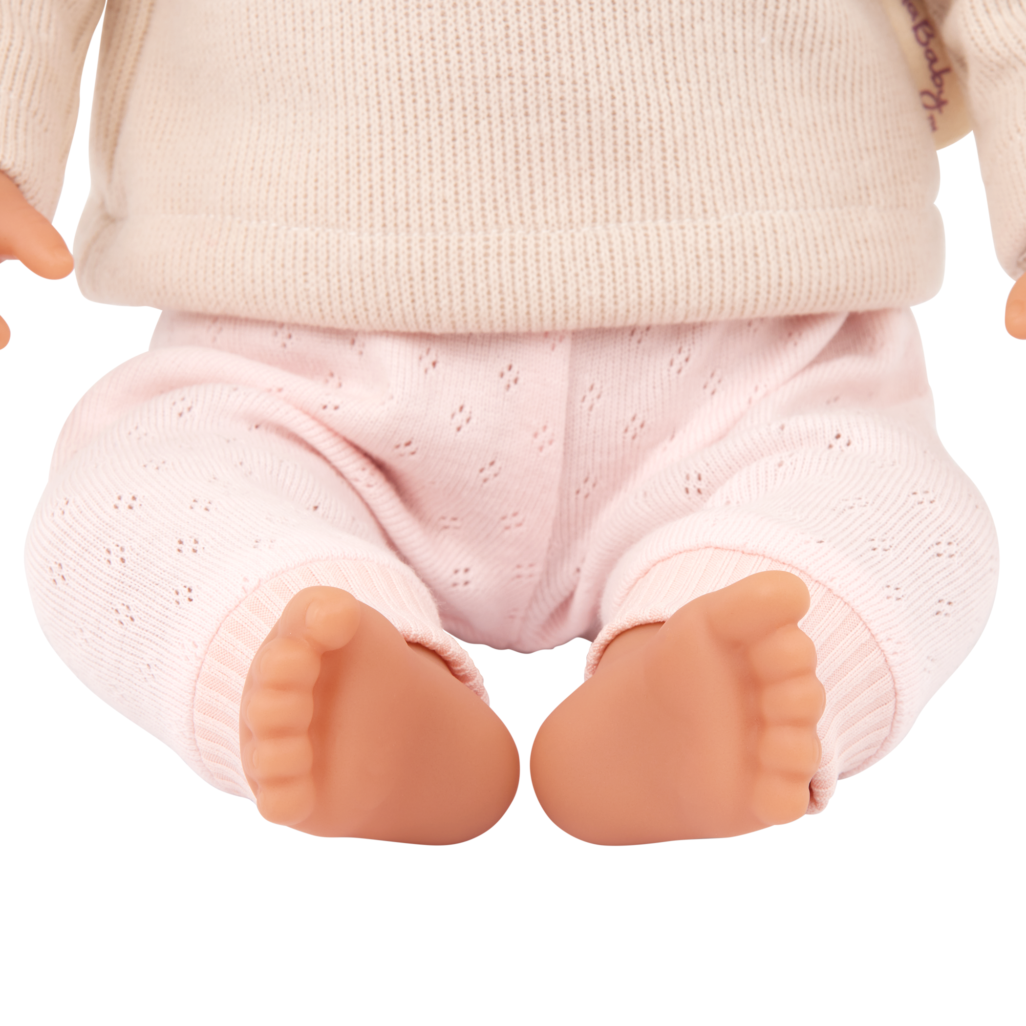 Doll with Brown Hair - 36cm Baby Doll with Pink Dummy - Toys & Gifts for Kids Ages 2 Years + - LullaBaby Dolls