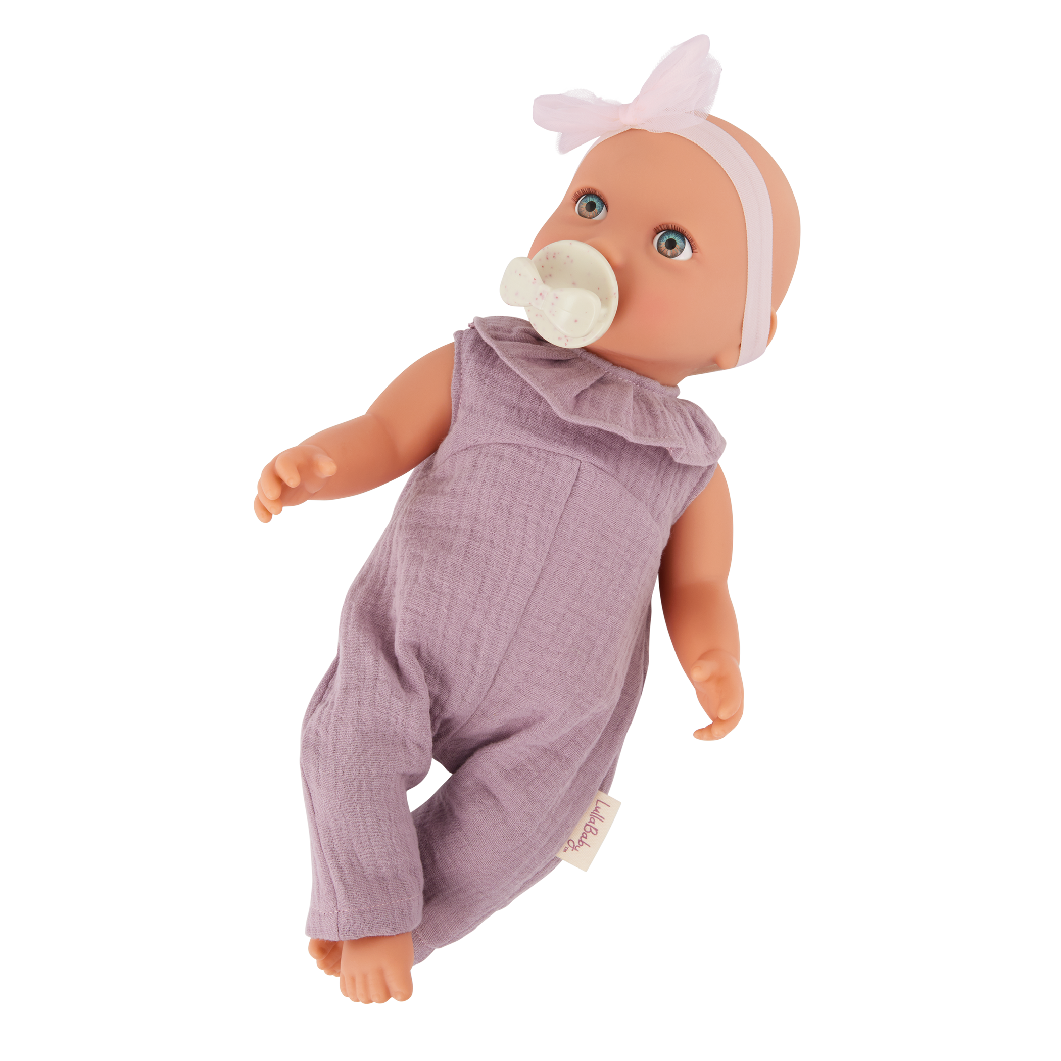 Baby Doll in Lilac Jumper - 36cm Baby Doll for Kids - Toys & Gifts for Ages 2 + - LullaBaby