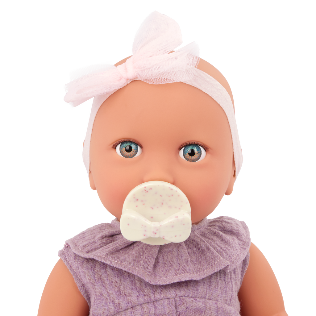Baby Doll in Lilac Jumper - 36cm Baby Doll for Kids - Toys & Gifts for Ages 2 + - LullaBaby