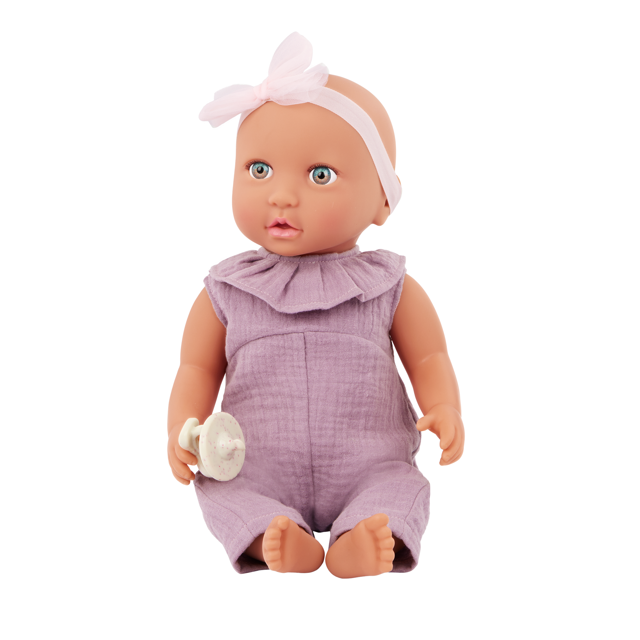 Baby Doll in Lilac Jumper - 36cm Baby Doll for Kids - Toys & Gifts for Ages 2 + - LullaBaby