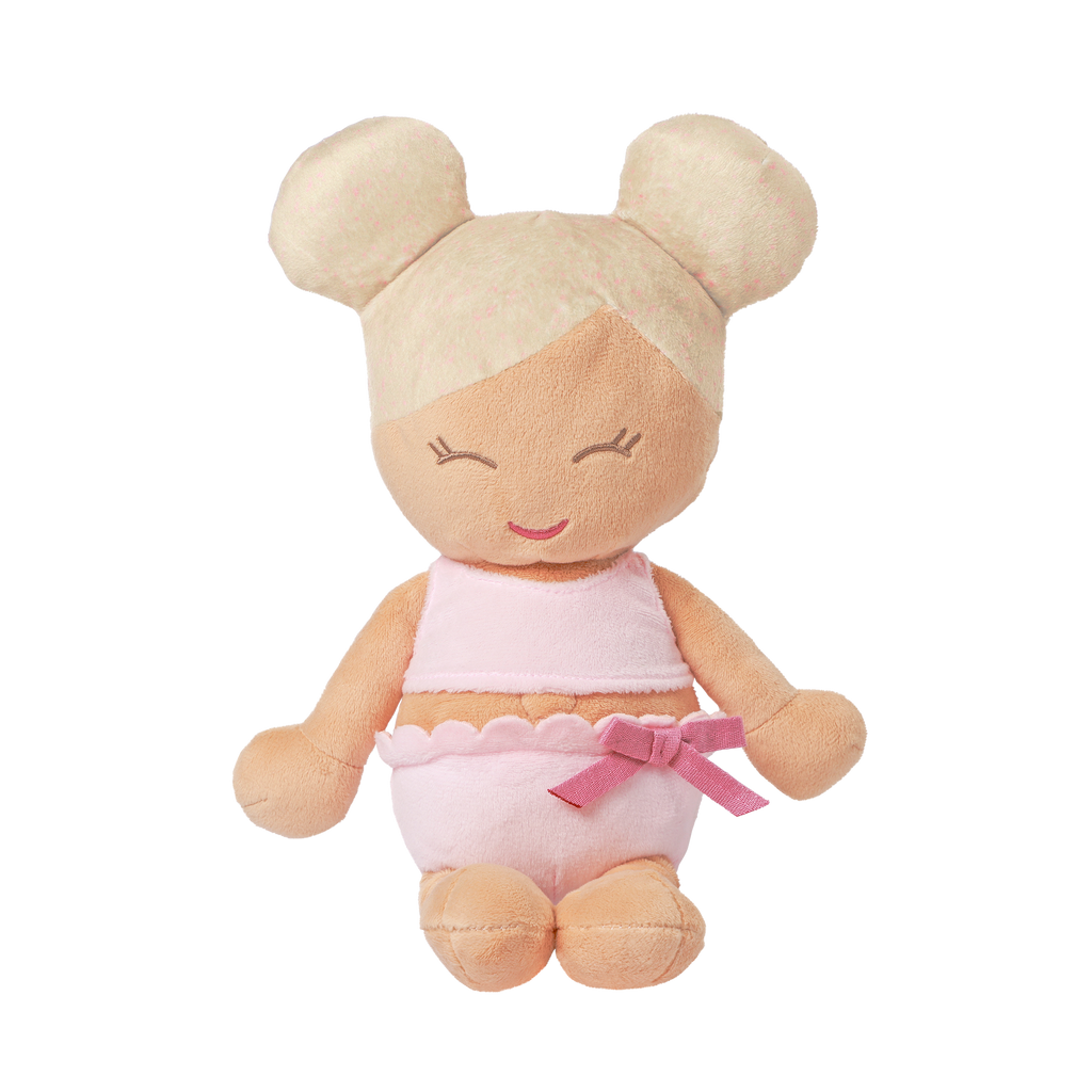 Plush Bath Doll - Bath Doll with Blonde Hair & Rubber Duck - Bath Toys - Gift Ideas for Kids - LullaBaby Dolls UK