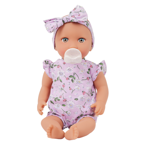 LullaBaby Doll in Floral Outfit - 36cm Baby Doll - Gifts for Toddlers Ages 2 Years + - LullaBaby UK