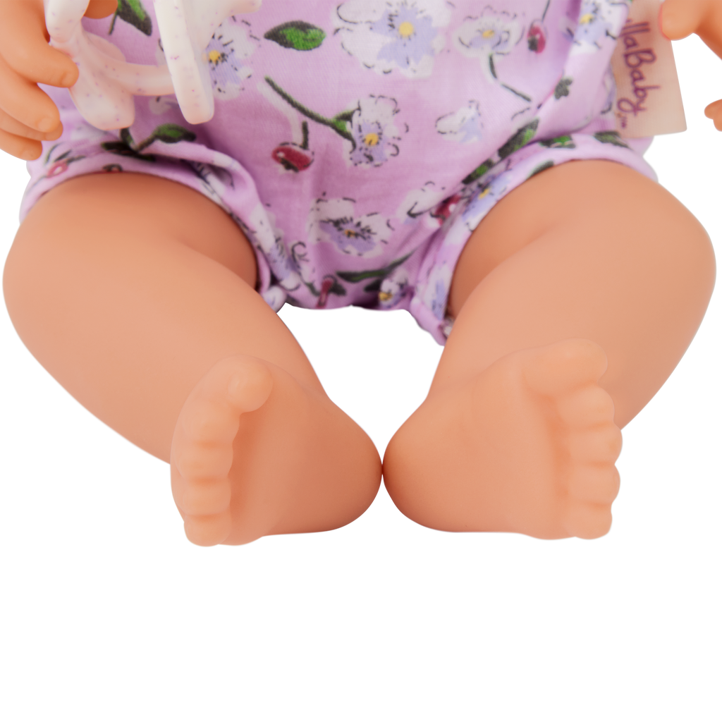 LullaBaby Doll in Floral Outfit - 36cm Baby Doll - Gifts for Toddlers Ages 2 Years + - LullaBaby UK
