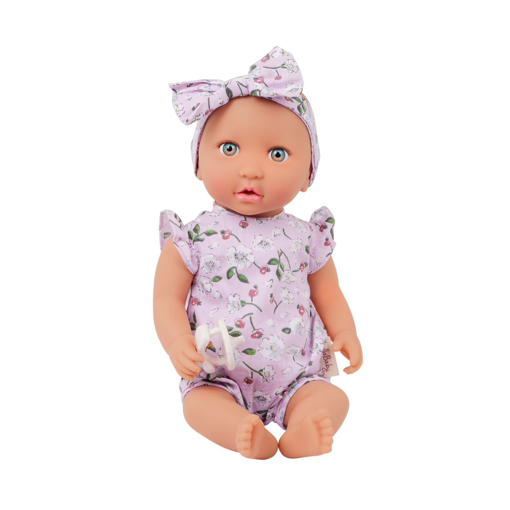 LullaBaby Doll in Floral Outfit - 36cm Baby Doll - Gifts for Toddlers Ages 2 Years + - LullaBaby UK
