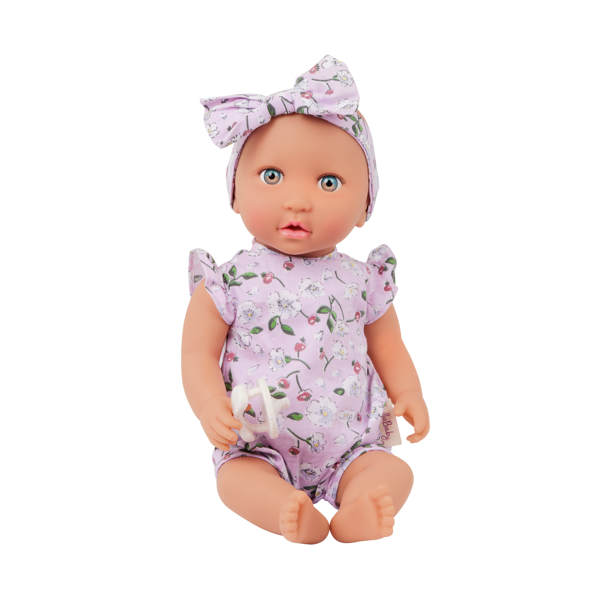 LullaBaby Doll in Floral Outfit - 36cm Baby Doll - Gifts for Toddlers Ages 2 Years + - LullaBaby UK