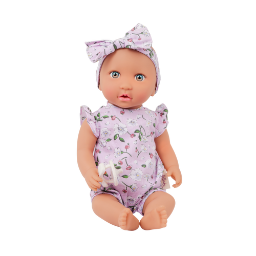 LullaBaby Doll in Floral Outfit - 36cm Baby Doll - Gifts for Toddlers Ages 2 Years + - LullaBaby UK