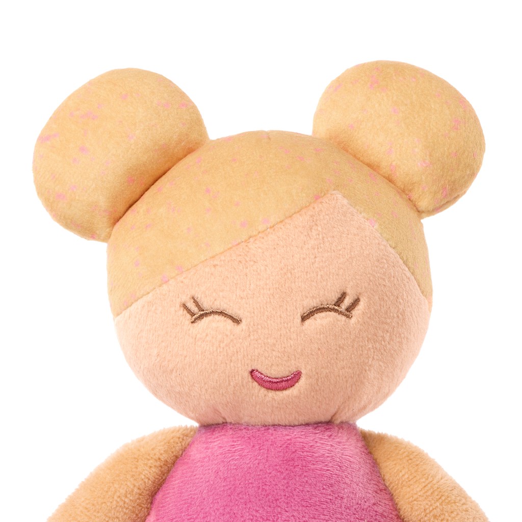 Plush Baby Bath Doll with Blonde Hair - Mini Bath Doll for Kids - Bath Toys - Toys for Toddlers - LullaBaby Dolls