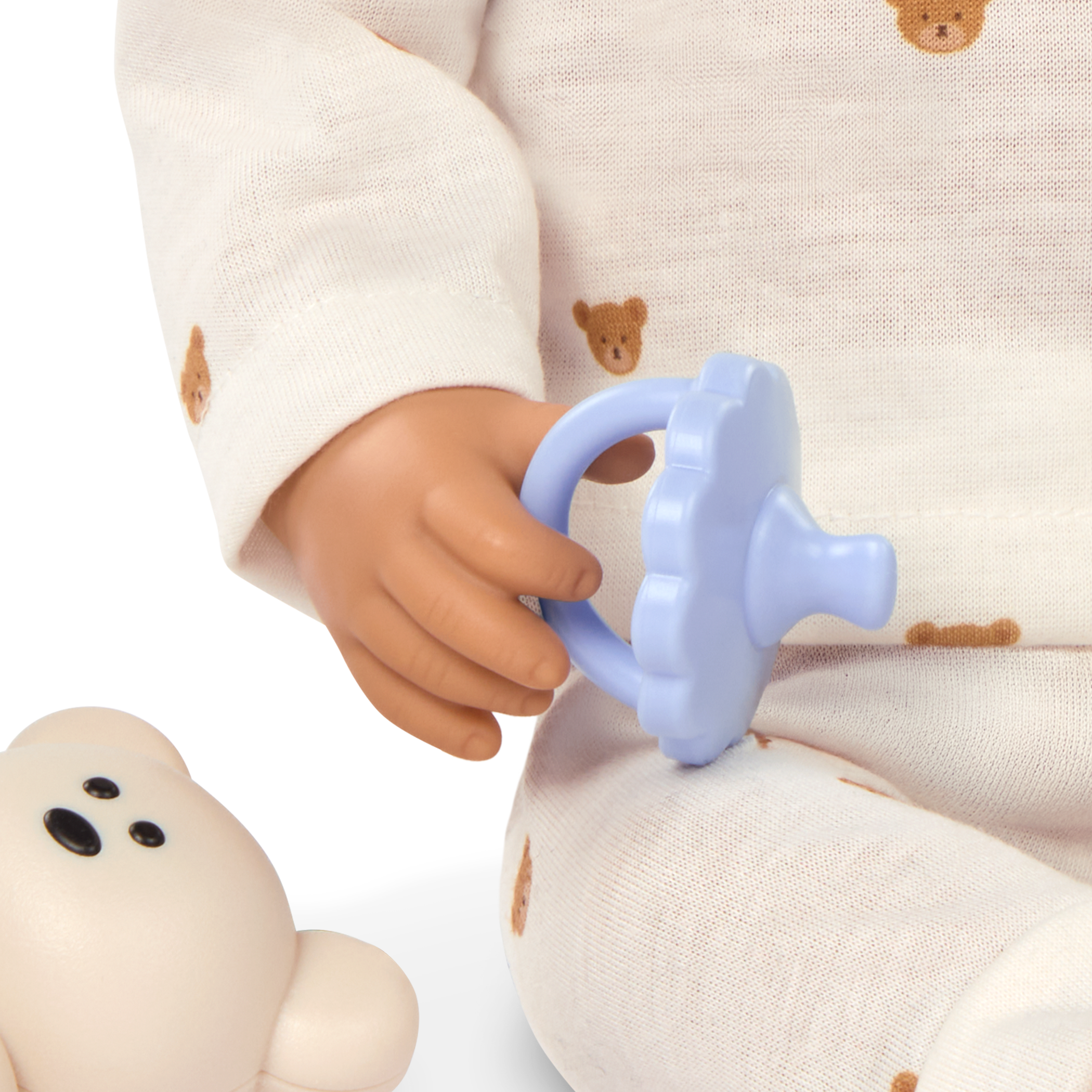 Boy Baby Doll & Bottle Set - Boy Doll with Brown Hair & Eyes - Bottle with Disappearing Milk - Toys for Kids Ages 2 Years + - LullaBaby Dolls UK