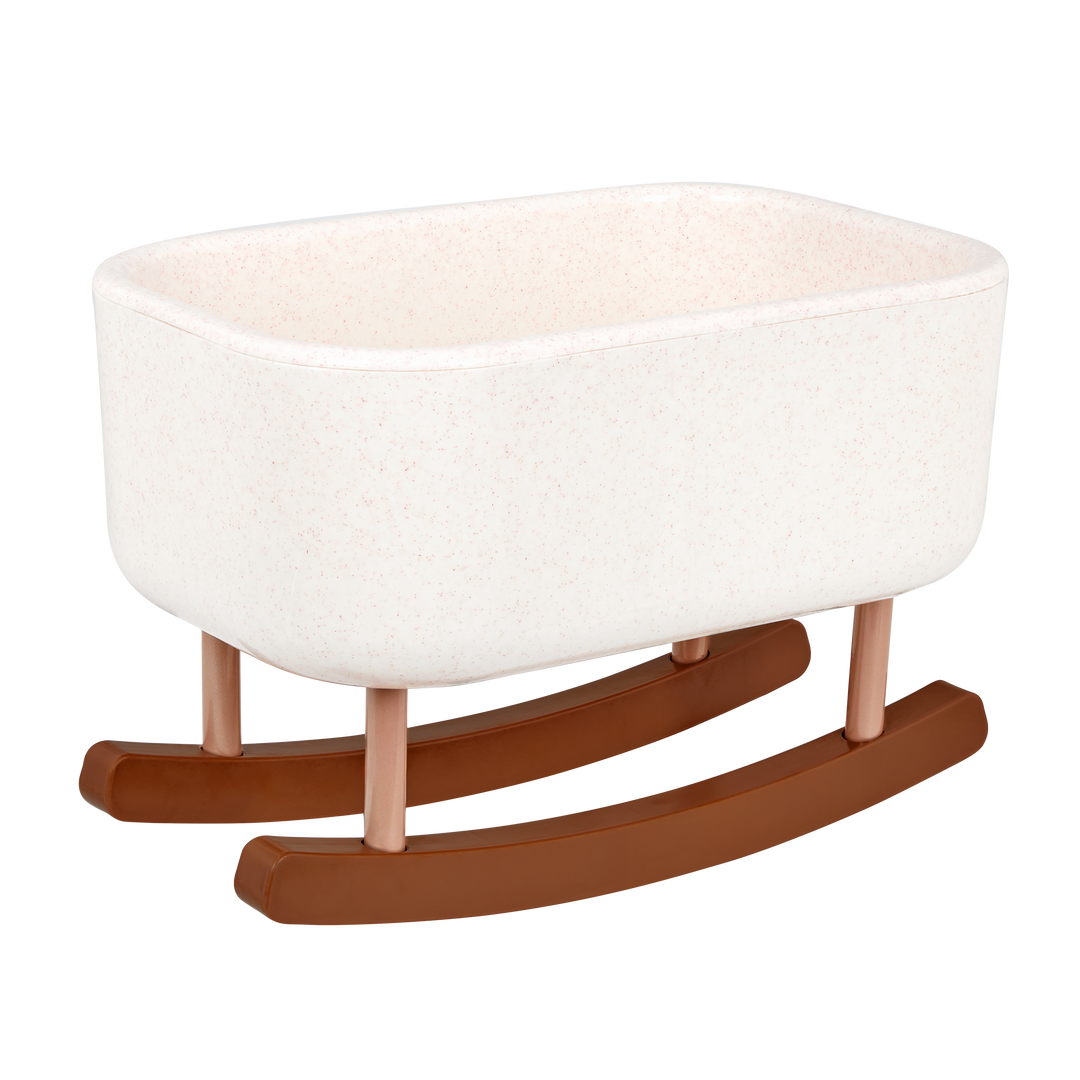 Baby Doll Bassinet - Beige Baby Doll Rocking Bed - Accessories - LullaBaby