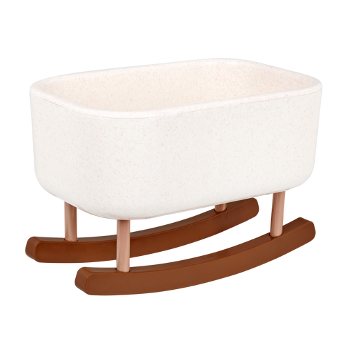 LullaBaby Doll & Bassinet Set - 36cm Baby Doll & Rocking Bassinet