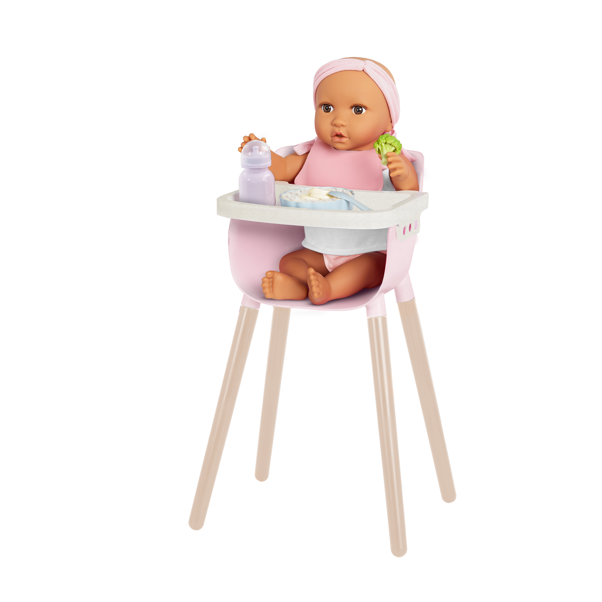 Baby Doll Care & Feeding Set - Accessories for LullaBaby Dolls