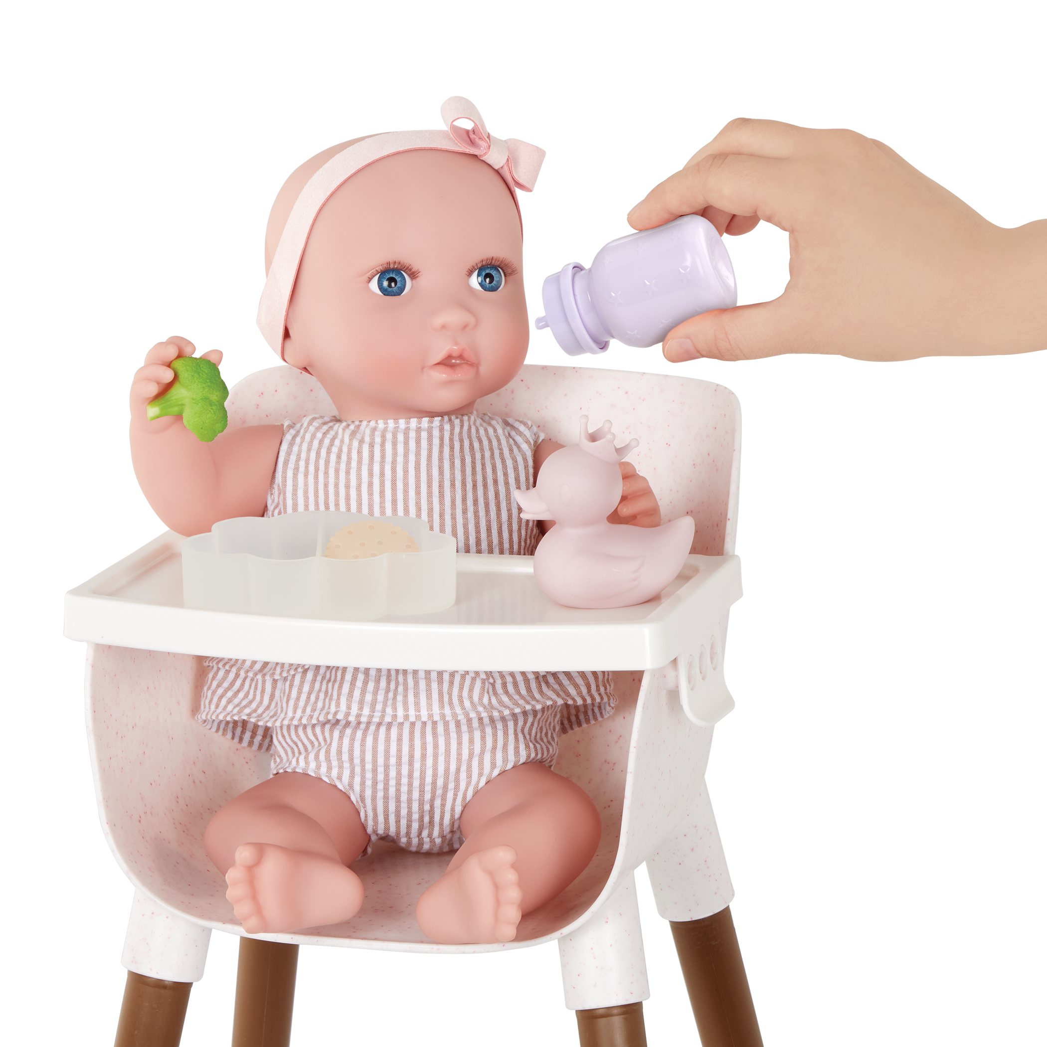 Baby Doll Care & Feeding Set - Accessories for LullaBaby Dolls