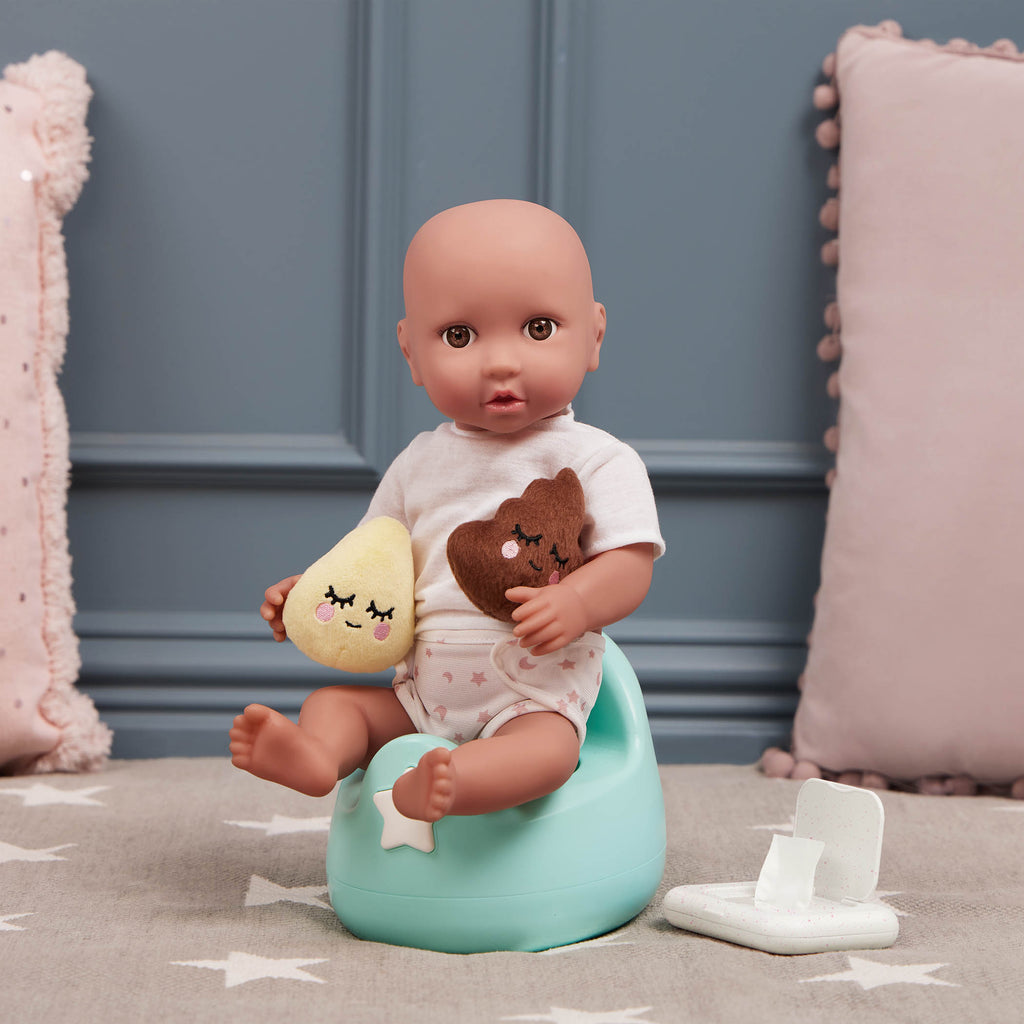 Baby Doll Potty Training Set - Blue Potty Set with Accessories - LullaBaby UK