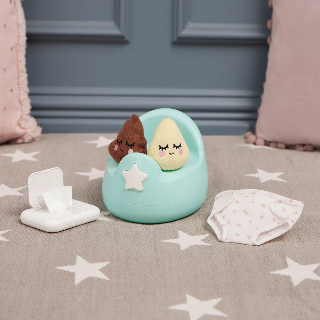 Baby Doll Potty Training Set - Blue Potty Set with Accessories - LullaBaby UK
