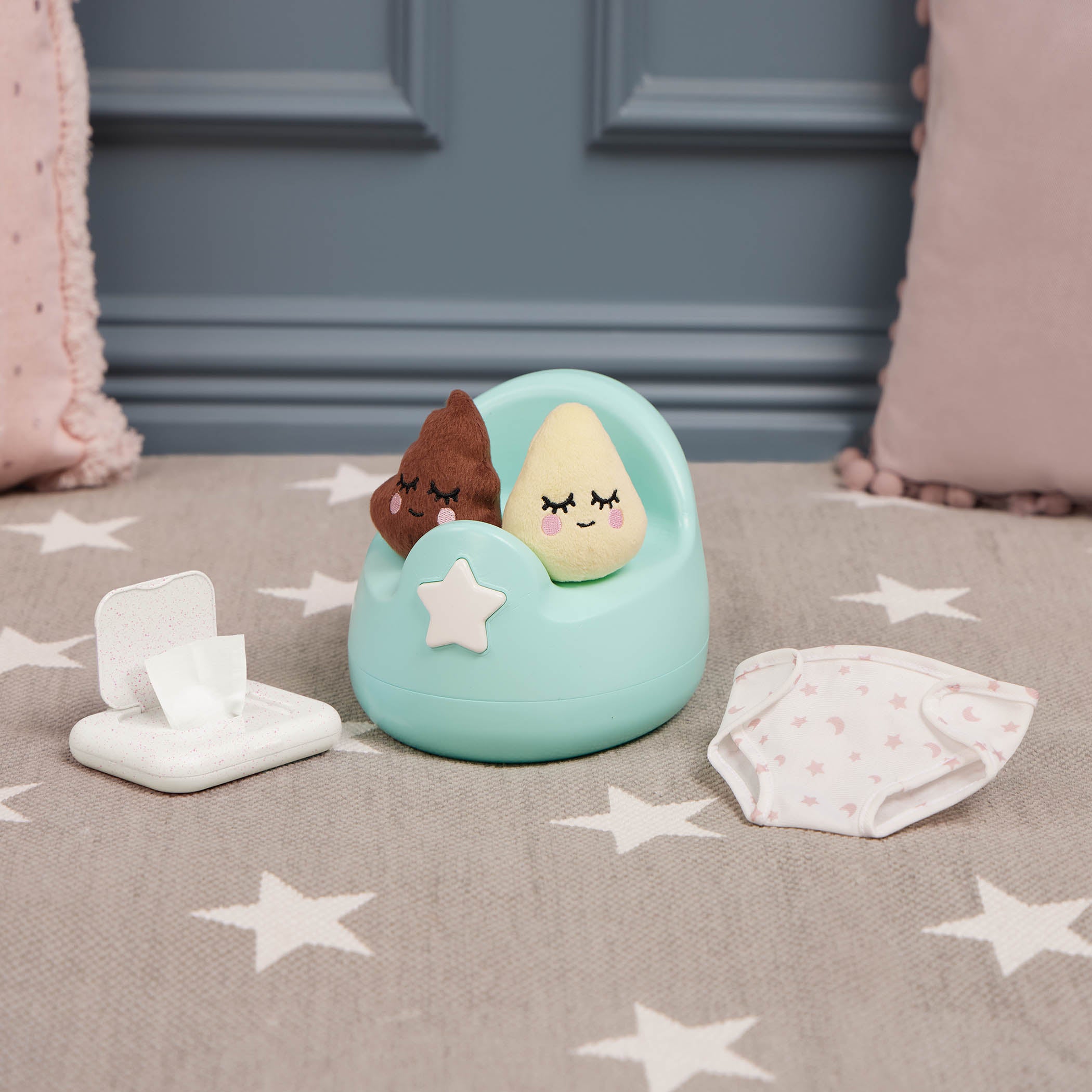 Baby Doll Potty Training Set - Blue Potty Set with Accessories - LullaBaby UK