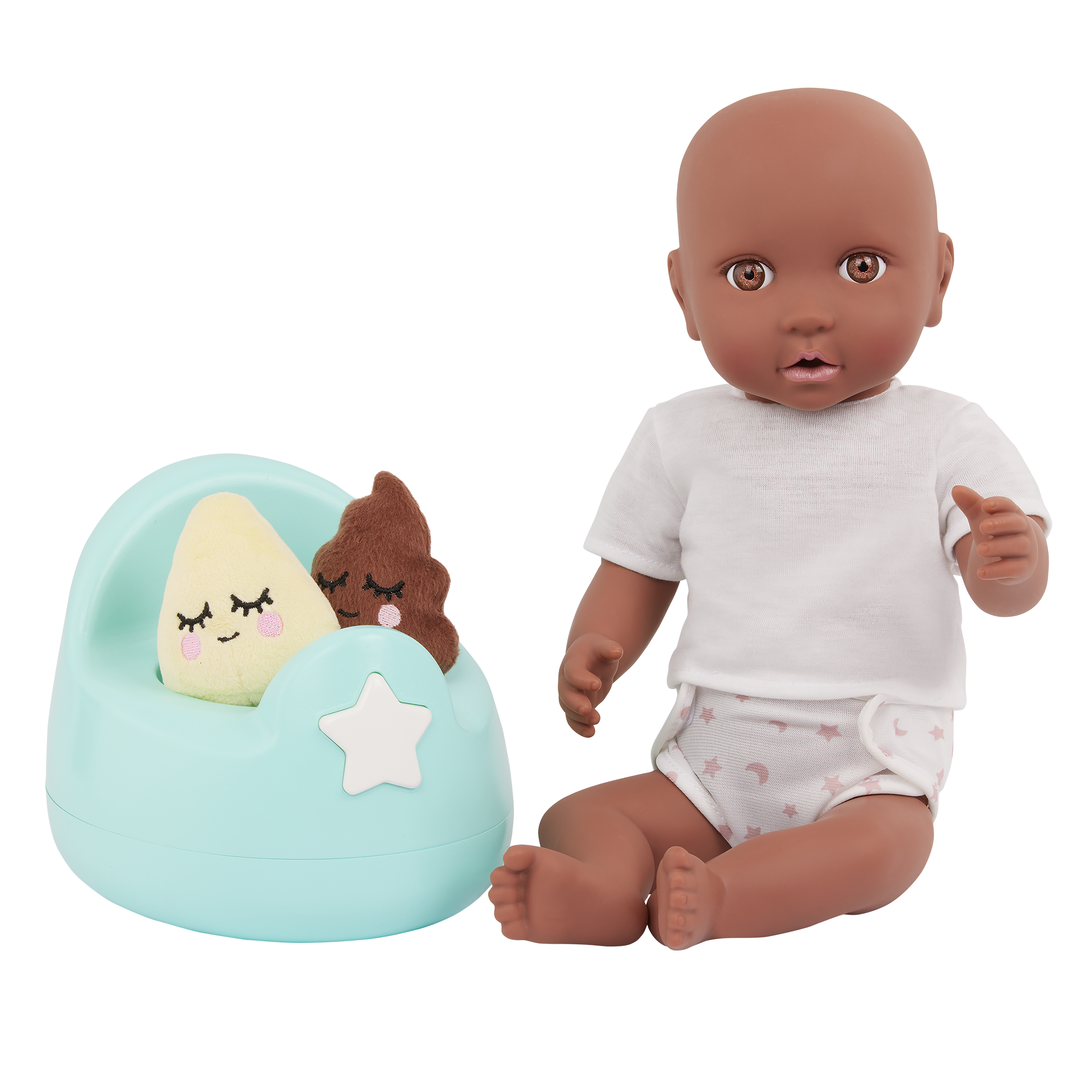 Baby Doll Potty Training Set - Blue Potty Set with Accessories - LullaBaby UK