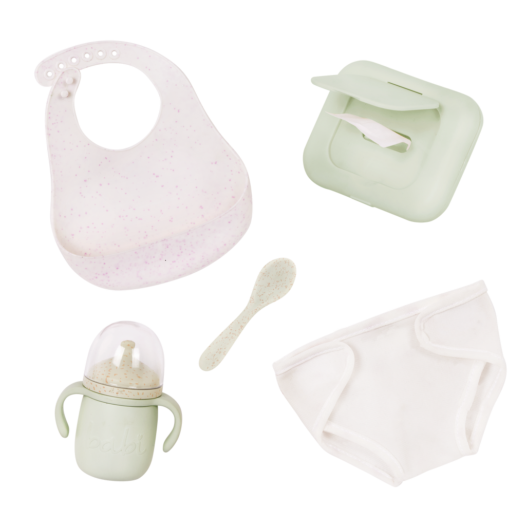 Baby Doll Nappy Bag in Pink - 36cm Baby Doll Accessories - Changing Accessories - LullaBaby UK