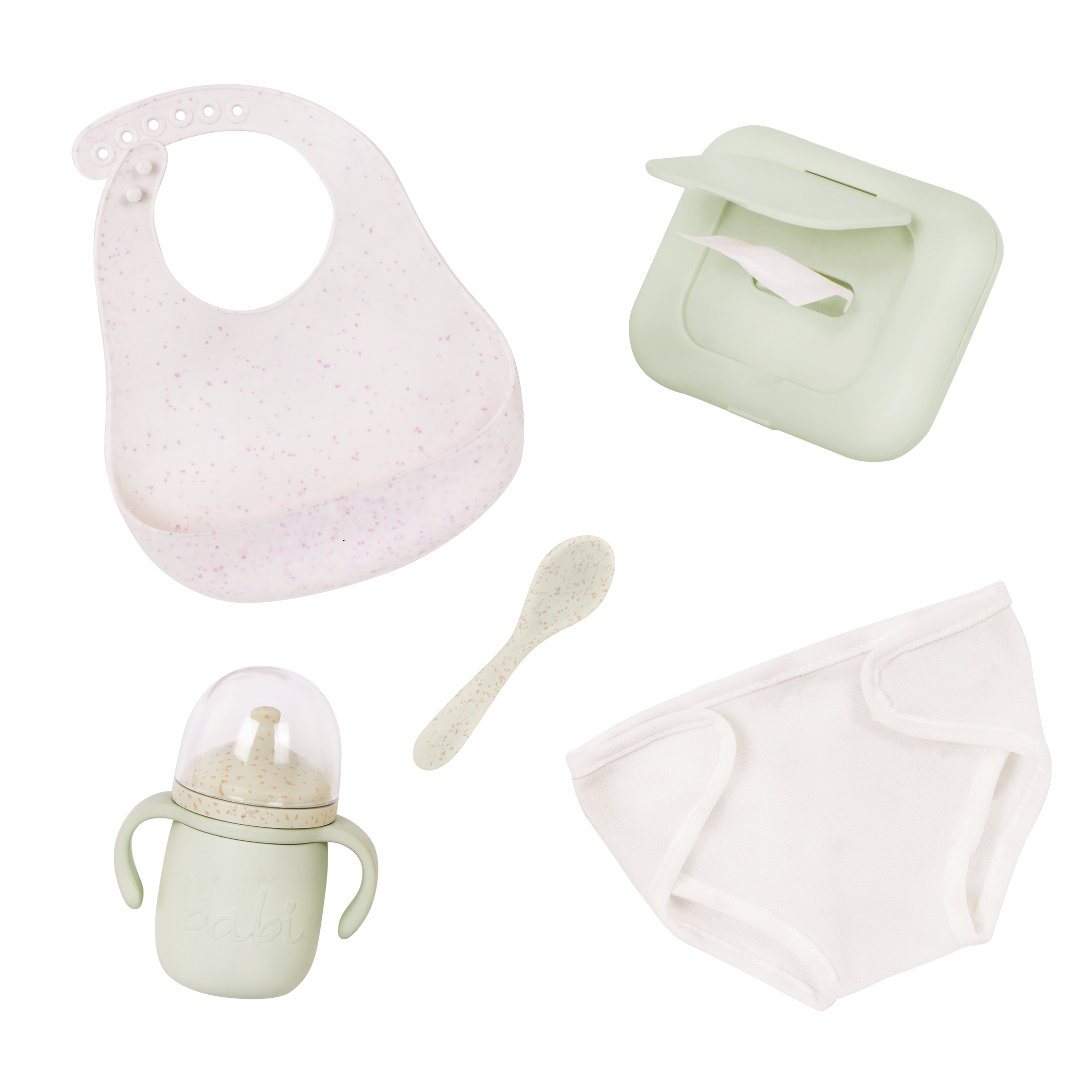 Baby Doll Nappy Bag in Pink - 36cm Baby Doll Accessories - Changing Accessories - LullaBaby UK