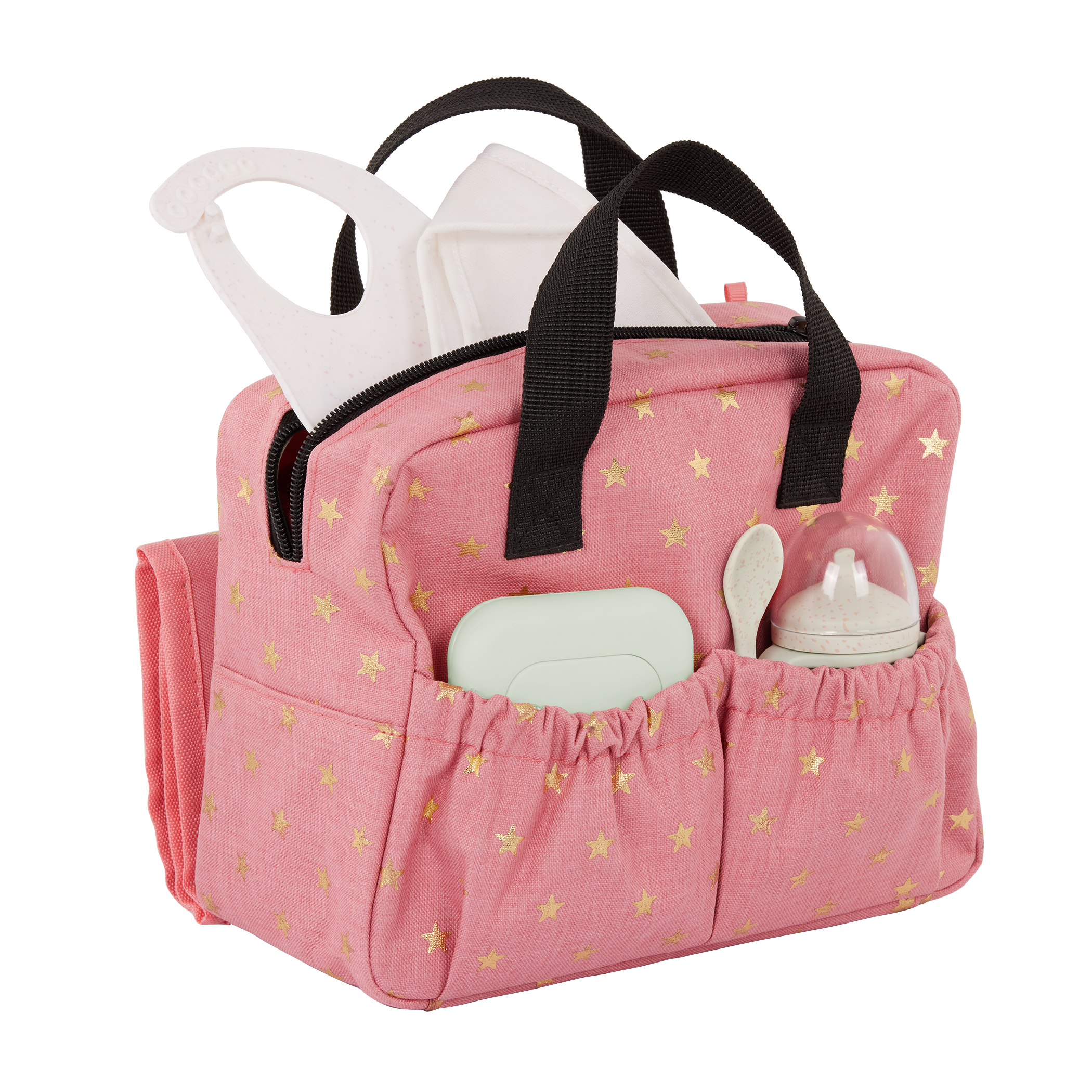 Baby Doll Nappy Bag in Pink - 36cm Baby Doll Accessories - Changing Accessories - LullaBaby UK