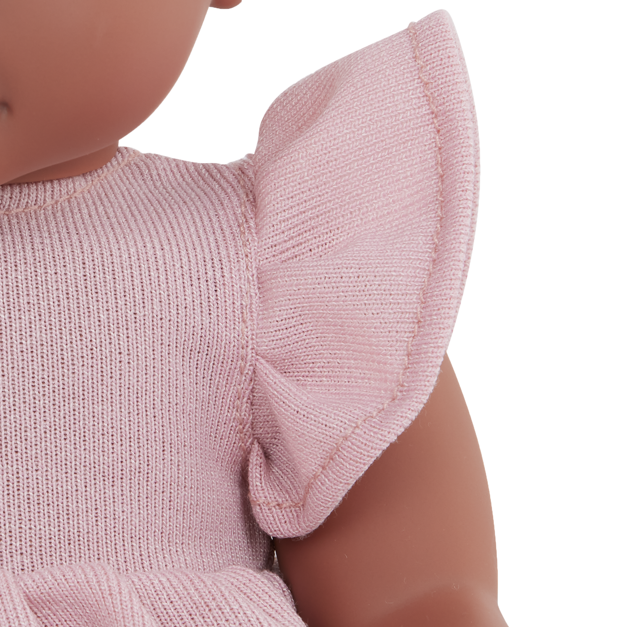 LullaBaby Doll Pink Dress Outfit - Clothes for Baby Dolls
