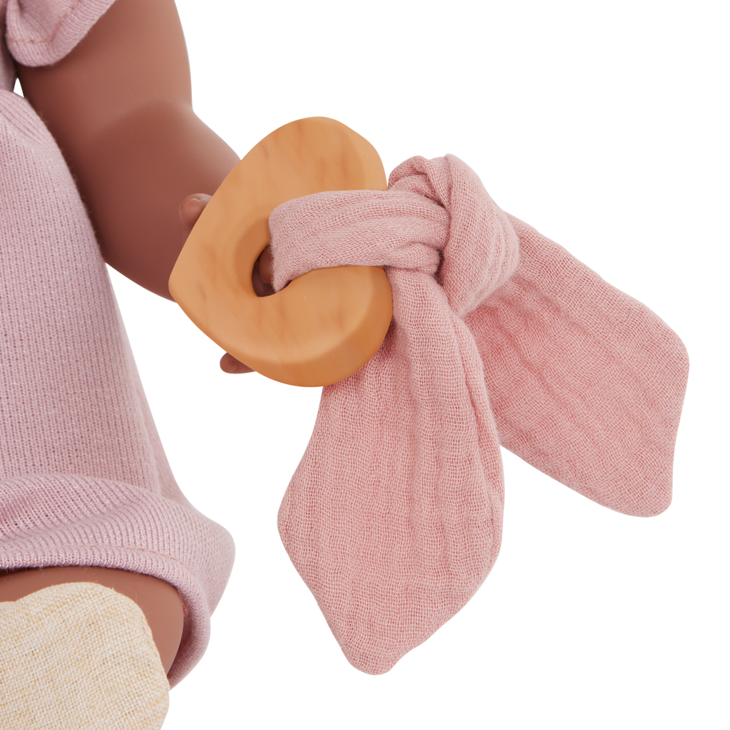 LullaBaby Doll Pink Dress Outfit - Clothes for Baby Dolls
