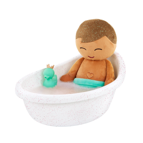 Baby Doll Bathtub Set - Bath Toys for Kids - Accessory for Baby Dolls - LullaBaby