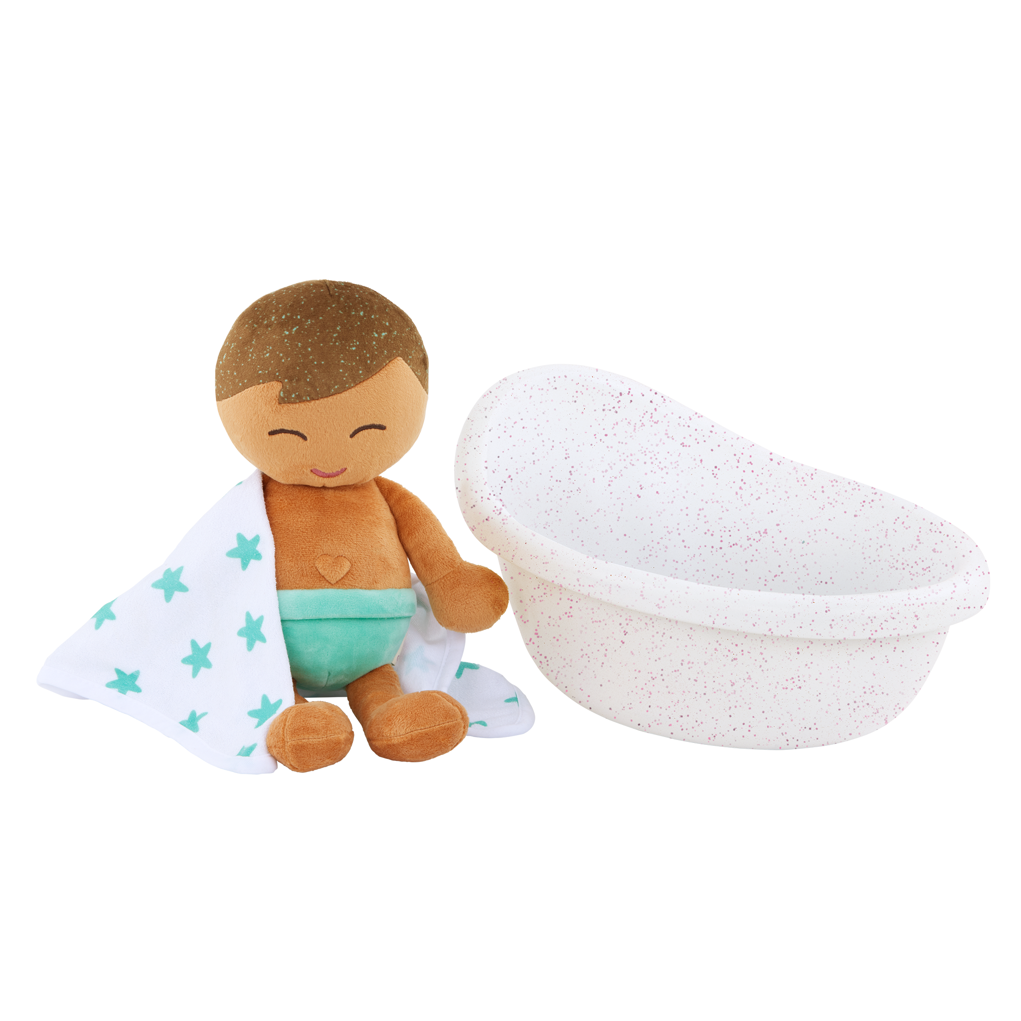 Baby Doll Bathtub Set - Bath Toys for Kids - Accessory for Baby Dolls - LullaBaby