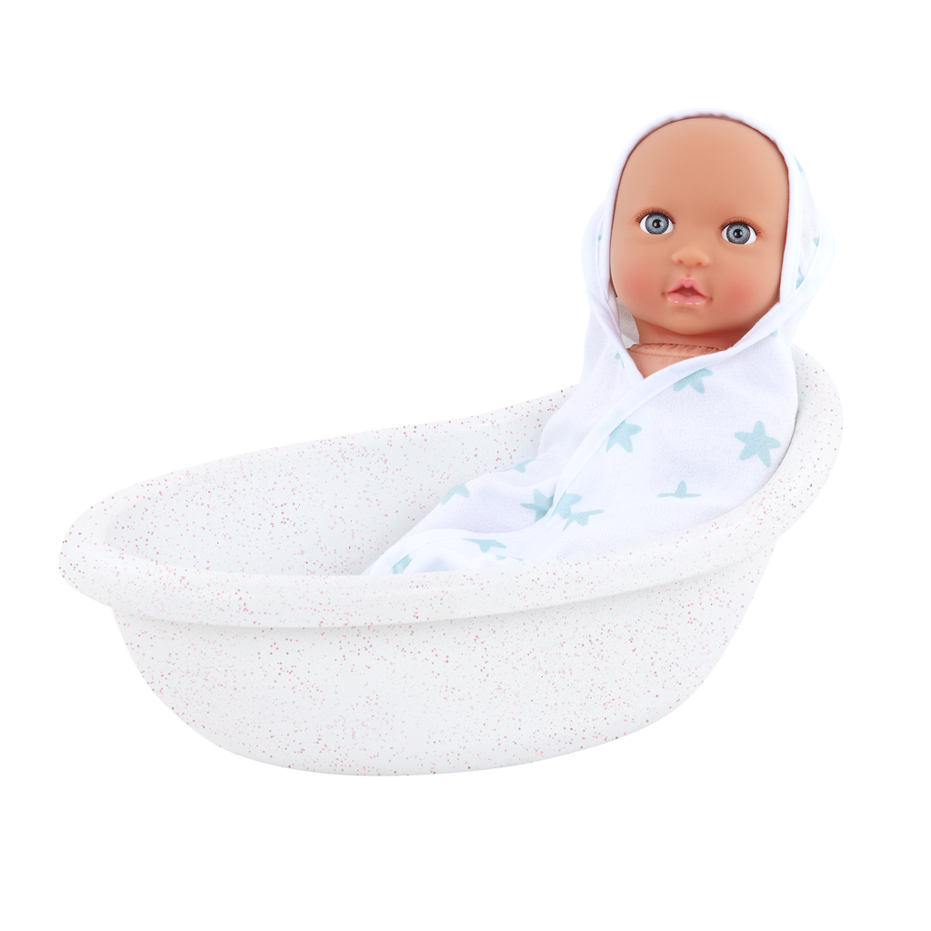 Baby Doll Bathtub Set - Bath Toys for Kids - Accessory for Baby Dolls - LullaBaby