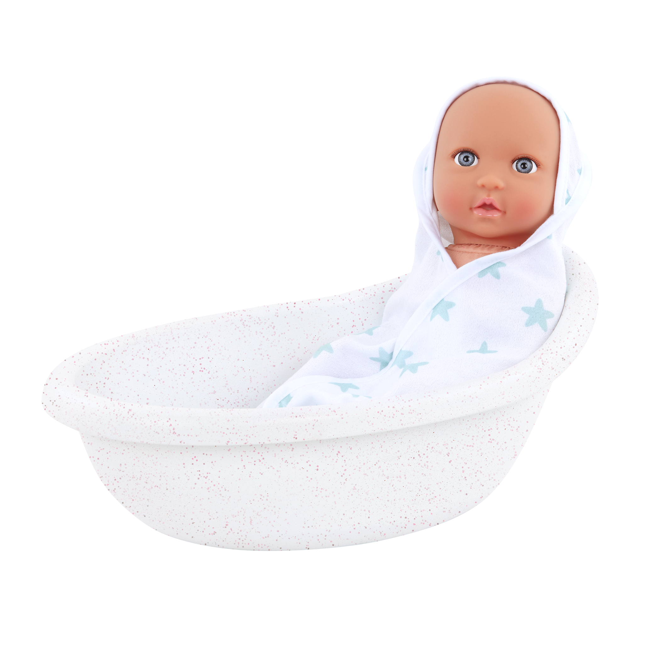 Baby Doll Bathtub Set - Bath Toys for Kids - Accessory for Baby Dolls - LullaBaby