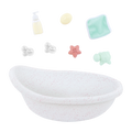 Baby Doll Bathtub Set - Bath Toys for Kids - Accessory for Baby Dolls - LullaBaby