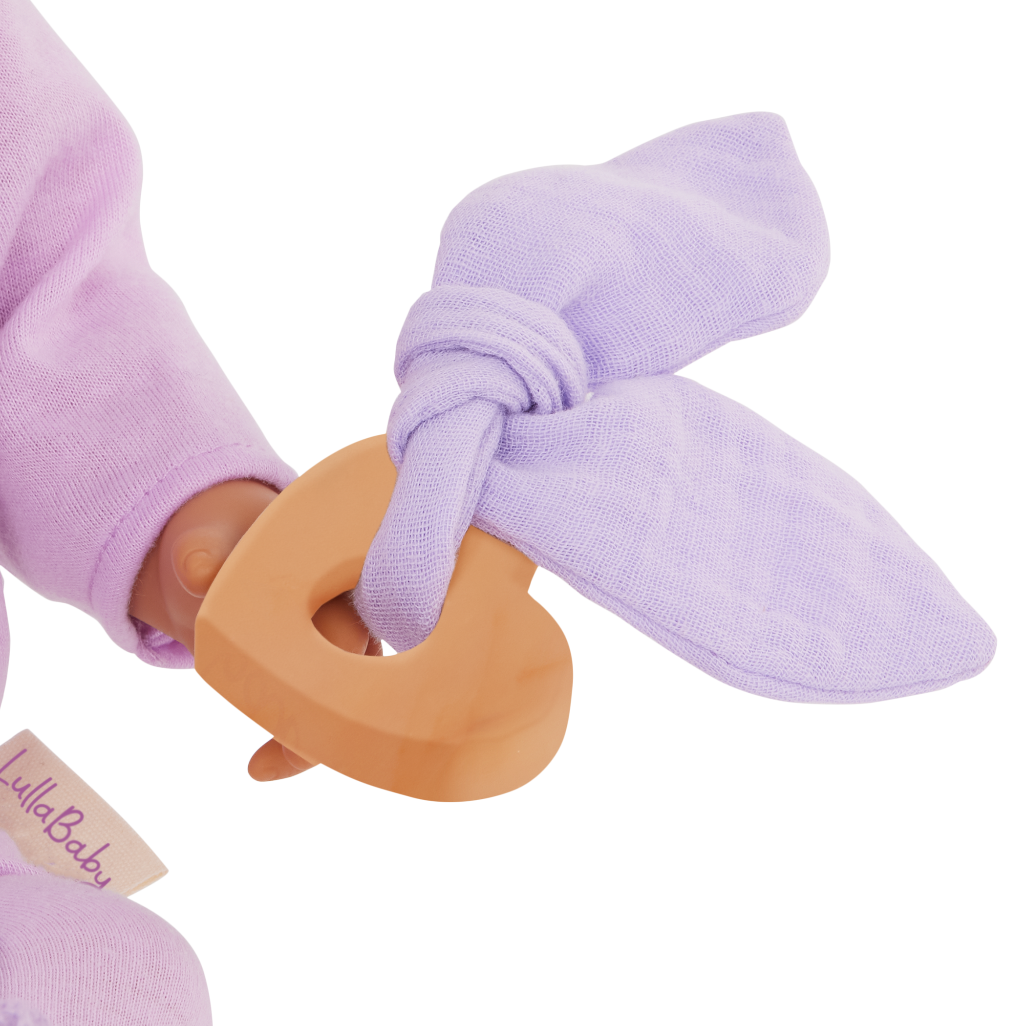 Baby Doll Pyjama Outfit - Purple Onesies for 36cm Baby Doll - LullaBaby